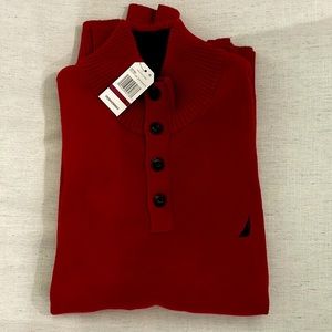 Men’s brand new Nautica red sweater
